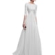 thumbnail image 1 of Vestido de noche Amazon Gasa Vestido de noche Vestido largo Tallas grandes Mujer s (Blanco XXXL) FLhrweasw Para estrenar, 1 of 1