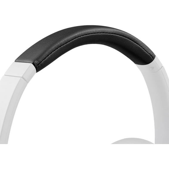 SOULWIT Protein Leather Headband Cover for Sony WH-CH720N/WH-CH720 Headphones, Replacement Headstrap Pad Repair Part, Easy DIY Installation - Black