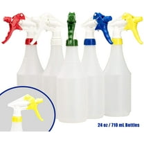 Mop Mob Multicolor Sprayer Set Chemical Resistant, Leak-Free Trigger, High-Grade Plastic, 10 Pack