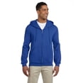 thumbnail image 2 of Jerzees 9.5 oz. 50/50 Super Sweats Fleece Full Zip Hood (4999) Royal Blue, M, 2 of 2