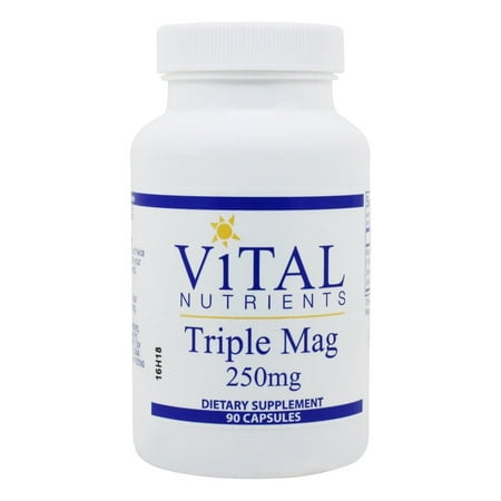 Vital Nutrients - Triple Mag 250 mg. - 90 Capsules