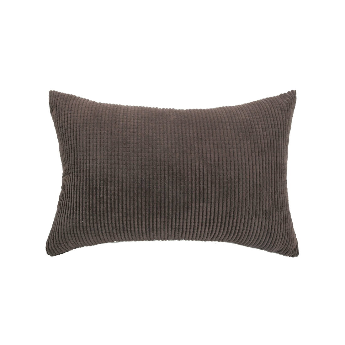 CHARCOAL GREY 100% COTTON VELVET OBLONG CUSHION COVER Limited Stock 
