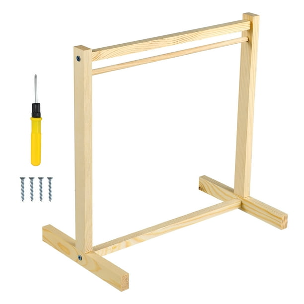 Perchero de madera para vestidos de muñecas, organizador de ropa para muñecas, soporte para prendas de muñecas, mini perchero