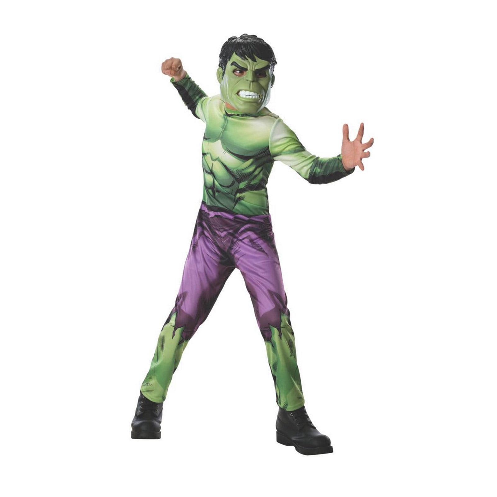 The Avengers Hulk Halloween Fancy-Dress Costume for Child, Big Boys L (12-14)