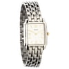 Women's White Dial Rectangular Watch