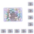 thumbnail image 1 of Cateissary Alfileres de confección bordado DIY tela a medida agujas de coser puntada reutilizable herramientas para el hogar Color al azar Atar 50PCS 10Conjunto, 1 of 6