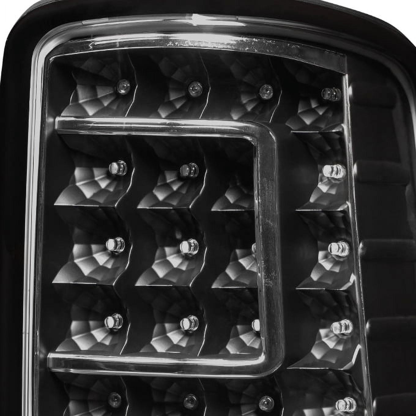 AKKON - For 2000-2006 Suburban Tahoe Yukon XL Denali Liftgate Model Style G2 Black C-Sty LED Tail Lights Brake Lamps Pair
