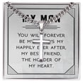 thumbnail image 2 of You Will Forever Be My Always Artisan Cross Cuban Chain Link, 2 of 7