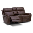 thumbnail image 3 of Liberty Furniture Blair Transitional Leather Loveseat in Brown, 3 of 4