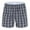 Black, variant on Vivianyo HD Men's Soft Plaid Cotton Comfortable Lounging Short Men Casual Plaid Summer Solid Elastic Waist Cotton-crepe Home Pants Shorts