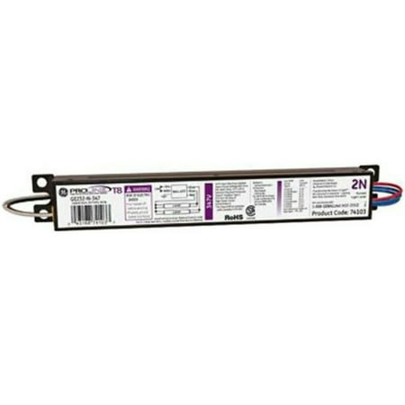 Probe Start Magnetic Ballast GE Lighting 74103 GE232-N-347 347-Volt ProLine Electronic Fluorescent T8 Standard Instant Start Ballast 2 or 1 F32T8 Lamps ()