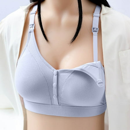 

asdoklhq Sports Bras for Women Pregnant Color Bra Maternity Nursing Bras