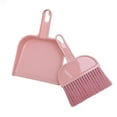 thumbnail image 2 of Shisuyan Practical Mini Broom and Dustpan Set for Home Desktop Pets Nest Cage Cleaning (Pink), 2 of 8