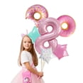 thumbnail image 2 of Set de Globos Donut Dokuna para Fiesta de 8º Cumpleaños 6 Piezas, 2 of 5