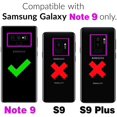 thumbnail image 2 of Phone Case for Samsung Galaxy Note 9 Wallet Cases with Tempered Glass Screen Protector Leather Slim Flip Cover Card, 2 of 5