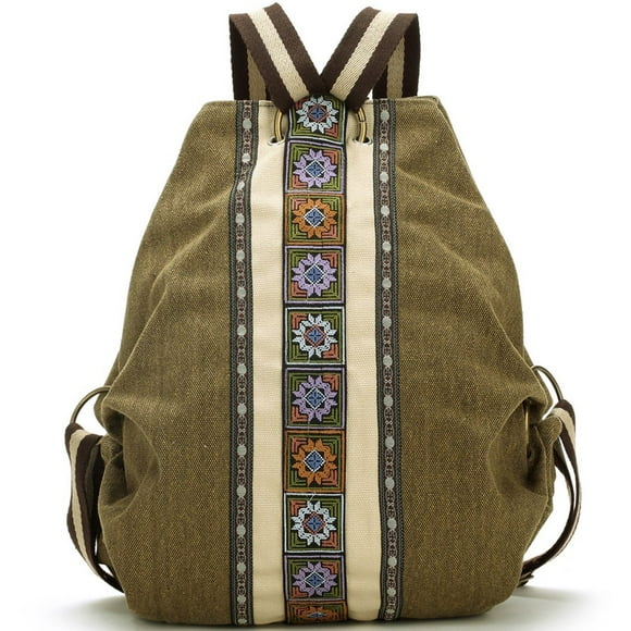 Mochila Goodhan de lona para mujer, bolsa de viaje antirrobo