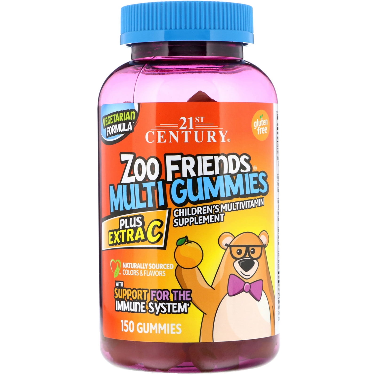 21st Century Zoo Friends Multi Gummies Plus Extra C 150 Gummies