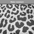 thumbnail image 7 of Safari Chair Seating Cushion Set of 2, Leopard Cheetah Animal Print Kiss Shape Lipstick Mark Dotted Trend Art, Seat Pads with Anti-slip Backing, 16"x16", Charcoal Grey and Pink, by Ambesonne, 7 of 7