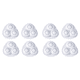 thumbnail image 2 of JShteea 4 Poleas Giratorias Adhesivas Sin Ruido para Contenedores Caja Almacenamiento Muebles (blanco B), 2 of 5