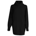 thumbnail image 4 of Women's Pullover Sweater Long Sleeve Turtleneck Dress with Pockets for Autumn Winter Fashion, 4 of 4