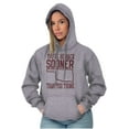 thumbnail image 3 of Sooner Than You Think Oklahoma Pride Unisex Plus Fleece Graphic Hoodie Brisco Brands 4X, 3 of 5