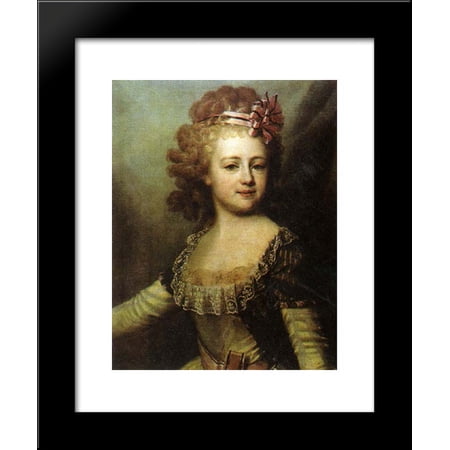 Grand Duchess Alexandra Pavlovna of Russia 20x24 Framed Art Print by Dmitry Levitzky