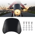 thumbnail image 1 of Motorbike Windshield Front Screen Motorcycle Fairing Wind Deflector, Good Wind Resistance for 5"-7" Headlight, Black, 1 of 8