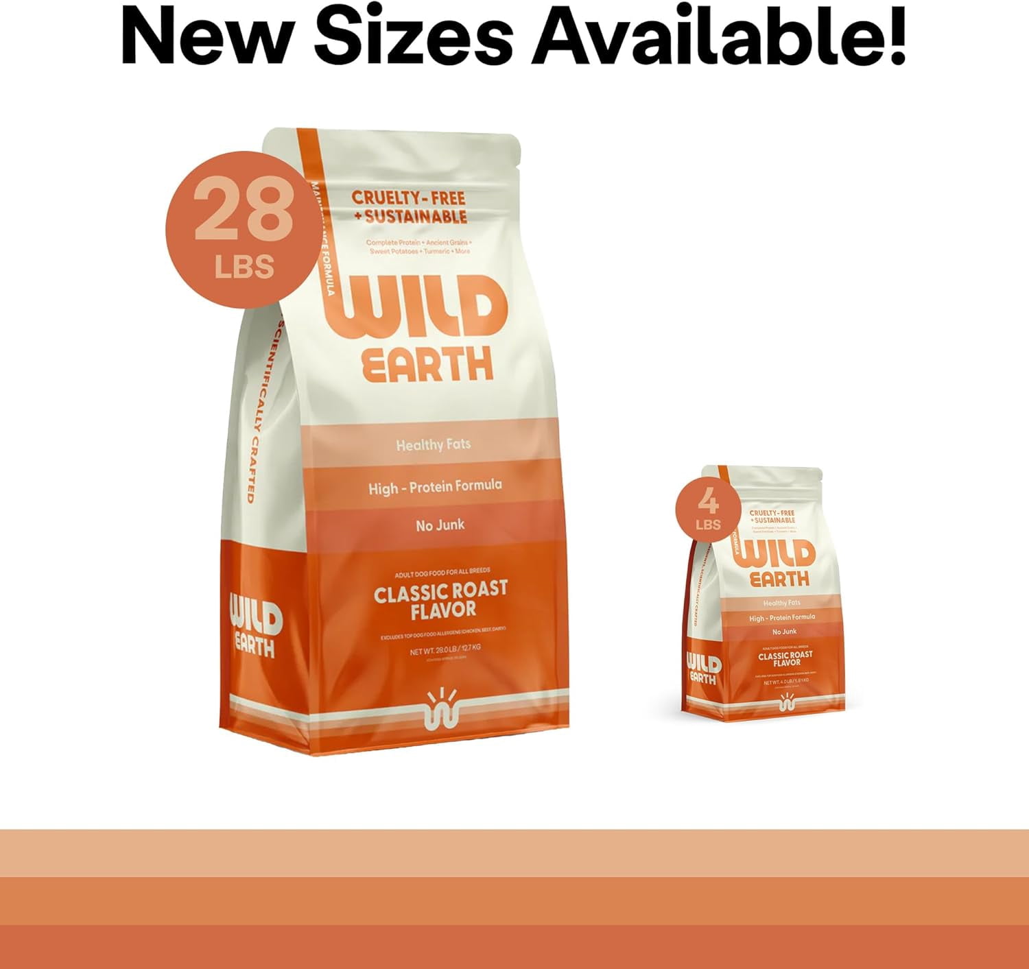 Wild Earth Vegan Dry Dog Food 28 LB| Plant-Based Maintenance Formula | Vegetarian, Allergy Relief, Veterinarian-Developed for Complete Nutrition | Classic Roast Flavor