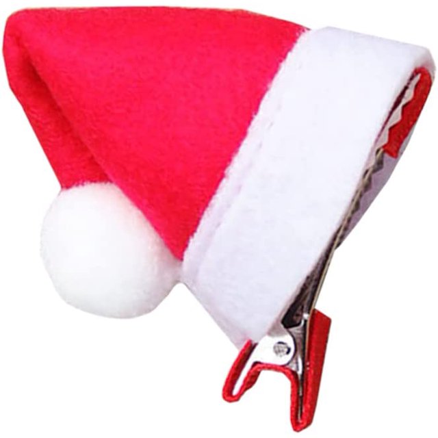 Gorro de Papá Noel 3D con horquilla con borla LingWen 8390606971104