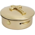 thumbnail image 4 of Cathedral Art Polished Brass PYX with Cross/Pill/Keepsake Box, 4 of 4