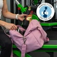 thumbnail image 5 of Red Mushroom Black Pattern Hot Yoga Mat Towel Non Slip for Hot Yoga - Quick-Drying Yoga Mat Cover with 4 Corner Pockets with Travel Bag - Hot Yoga Towel Non Slip Grip Moisture Wicking Sweat 70"x26", 5 of 6