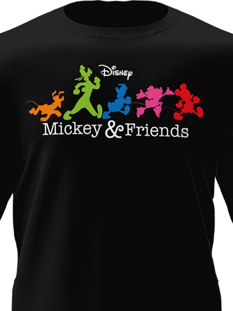 Disney Mickey & Friends Marching Adult Tee Shirt, XS-2XL (Unisex)