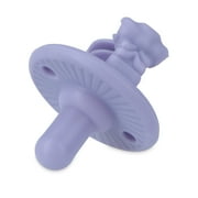 Nuby 2pk 3-D Sili Soother Silicone Pacifier, Flower & Bow