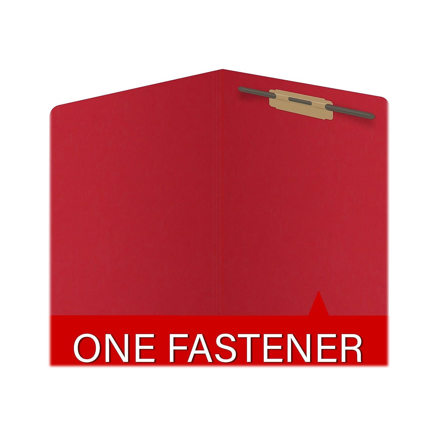 Medical Arts Press Reinforced End Tab File Folder Straight Cut Letter-Size Red 50/Box (S-01601-RED)