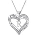 thumbnail image 1 of Collar para mujer, Joyas para mujer, Joyas para mujer, Collar con letra en forma de corazón para mujer, Collar con colgante chapado en forma de corazón, Collar para mujer, 1 of 3