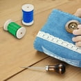 thumbnail image 7 of 30pcs Wood Spools 1.85 Inch Unfinished Empty Spools Weaving Bobbins Empty Thread Spool Wooden Craft Spools, 7 of 7