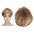 thumbnail image 1 of Pixie de Dorado Cortado Cabello Corto, PÍXIE RUBIA CORTA CORTA EL CABELLO FIBRA RESTENTE AL CALOR DE LA VIDA DEL CABLO COMO PARA LAS MUJERES PARA EL COSPLAY, 1 of 7