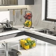 thumbnail image 5 of Oceanstar 2-Tier Storage Kitchen Wire Basket Stand, Black, 5 of 5