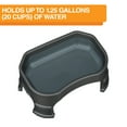 thumbnail image 4 of Neater Pets Big Bowl with Leg Extensions for Dogs - Raised for Feeding Comfort - Extra Large Plastic Trough Style Food or Water Bowl for Use Indoors or Outdoors, Outdoors, 1.25 Gallon (160 Oz.), 4 of 11