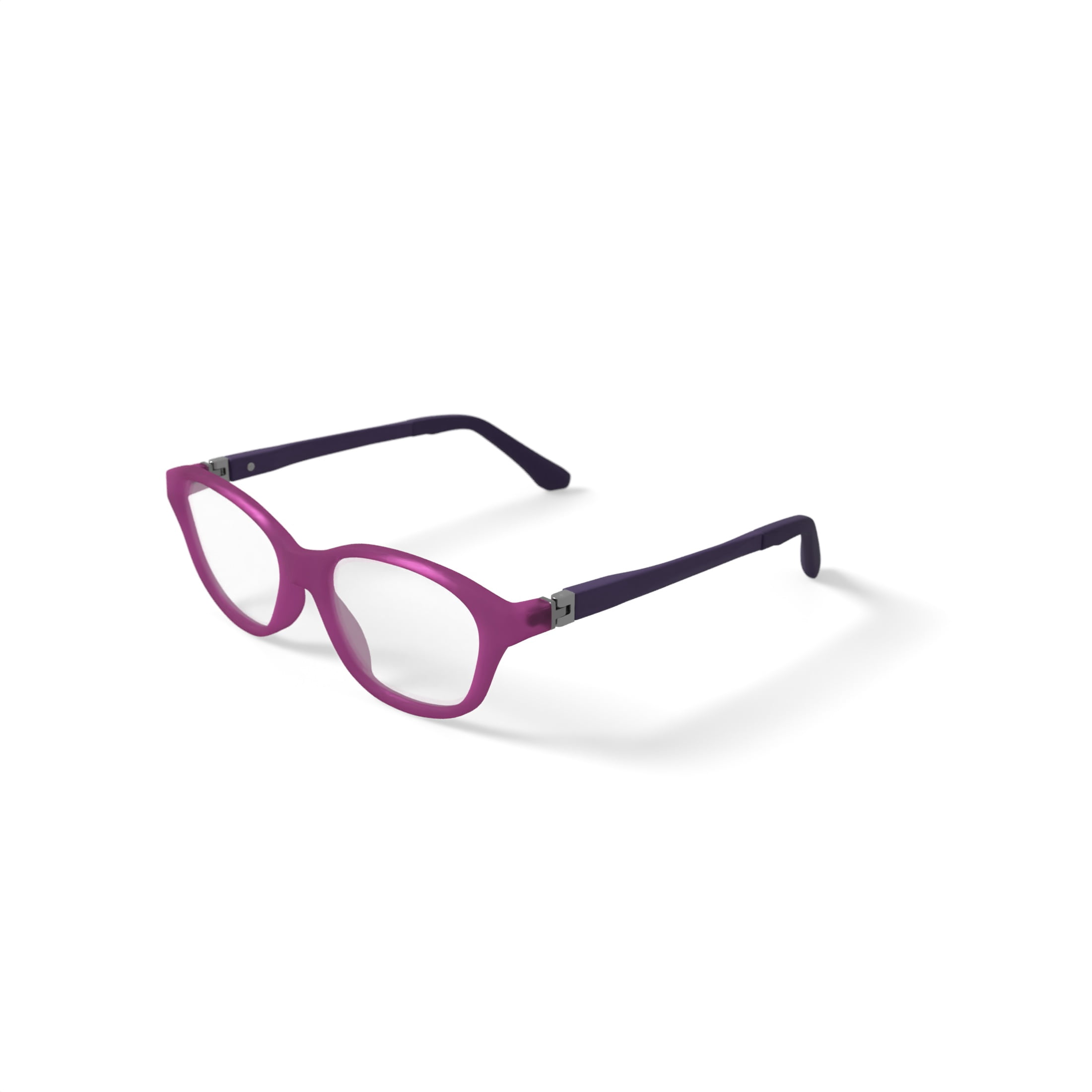 Adolfo Youth Majorette Square Prescription Eyeglasses with Case, Pink
