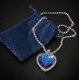 thumbnail image 1 of Collares con forma de corazón de cristales azules, joyas, collar de corazón del océano del Titanic, colgante de cristal para mujer, regalo, 1 of 5