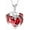 01-Jan, variant on Dragon Necklace Sterling Silver Birthstone Wyvern Necklace with Heart Shaped Crystal Jewelry Gift for Women