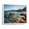 thumbnail image 2 of Designart "Rocky Beach Serenity Spain Azure Coastline I" Nautical & Beach Floater Framed Wall Art Living Room, 2 of 7