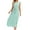 Green, variant on Conservative Dress Regular Fit Sleeveless Crew Neck 2026 Summer Plus Size Spring Dresses Solid Color Modest Dress Fashion for Business and Casual Green XL