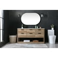 thumbnail image 2 of Elegant Lighting VF19260NT Larkin 60" Free Standing Single Basin Vanity Set - Wood, 2 of 7