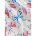 thumbnail image 6 of Okbabeha Toddler Baby Girl 4th of July Outfits Infant Ruffle USA Flag Fourth of July Dress Summer Independence Day Clothes, 6 of 8