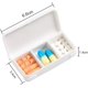 thumbnail image 3 of 3 cajas Pastilleros pequeños, Pastilleros diarios, Caja de medicamentos de bolsillo, Caja de almacenamiento de pastillas transportable, Dispensador de medicamentos con 3 compartimentos, para viajes y al aire libre oso de fresa Electrónica, 3 of 5