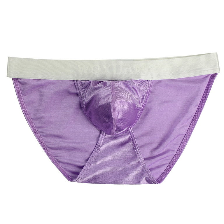 Hedgehog Purple Men's Boxer Briefs Breathable Sports Underwear Soft :  : Everything Else