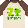 thumbnail image 4 of Inktastic 2nd Birthday Prince Frog Boys Long Sleeve Baby Bodysuit, 4 of 5