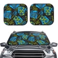 thumbnail image 2 of Daiia Play Game 2PCS Car Windshield Sun Shade, Foldable Sun Shield for Car Front Window, Auto Sun Blocker Visor Protector Universal for Truck SUV Pickup-Medium, 2 of 7